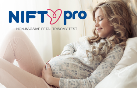 Expectant mother resting peacefully — NIFTY® PRO non-invasive fetal trisomy test
